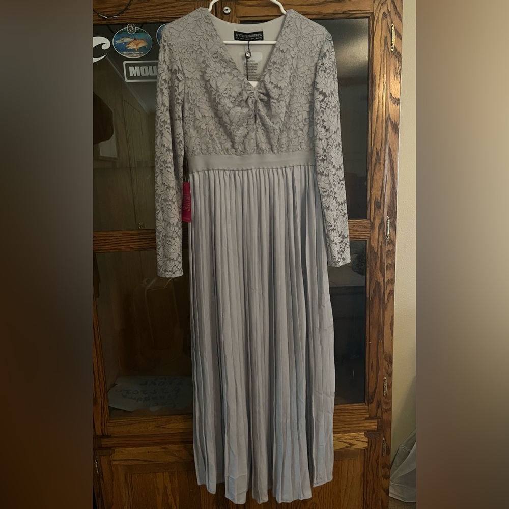 Grey Maternity Dress